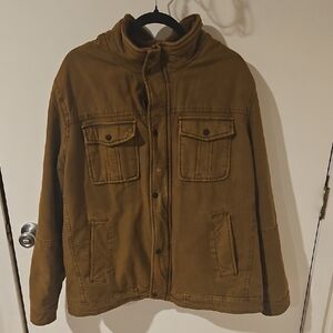 Levi's Men's Tan-Brown Military Field Jacket